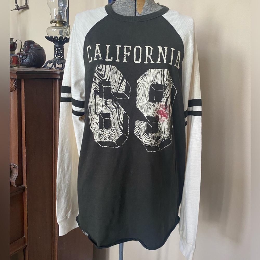 New Lucky Brand "California 69" Long Jersey Urban Shirt NWT